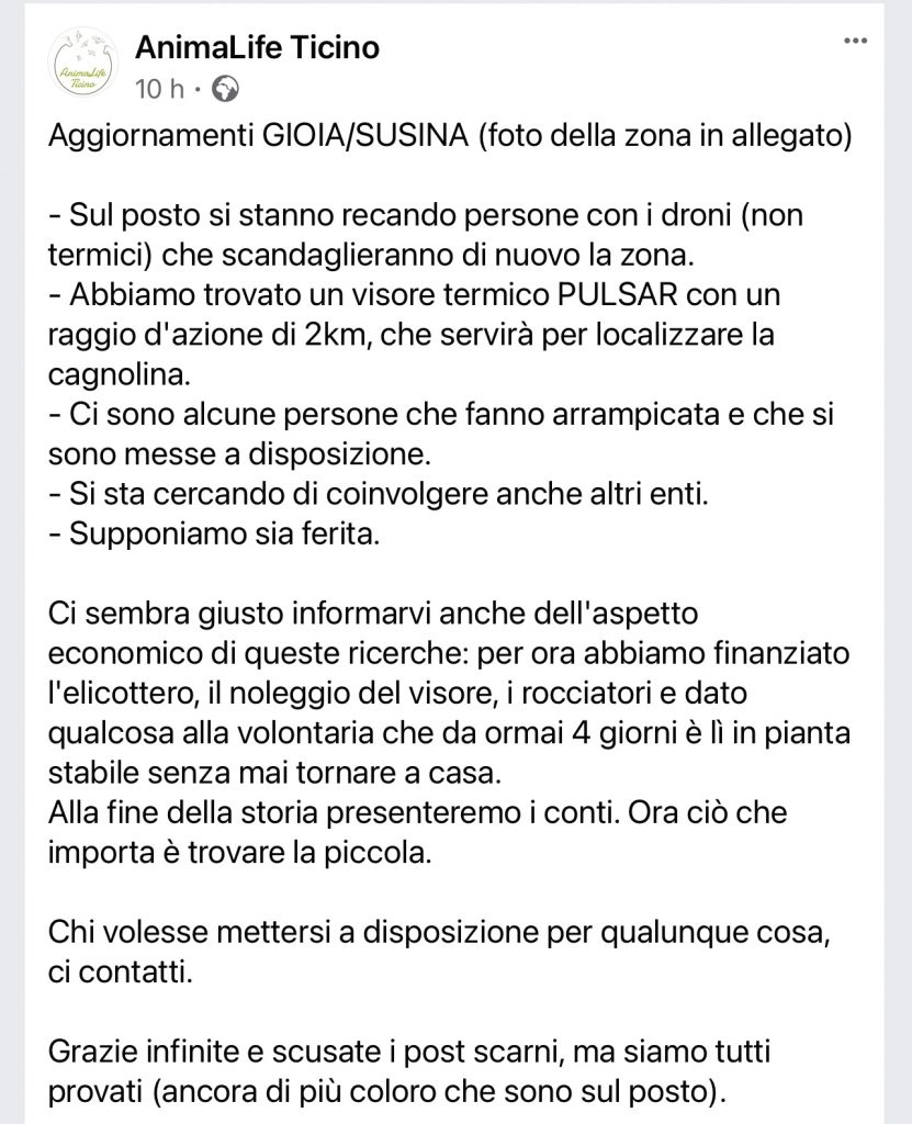 Gioia smarrita
