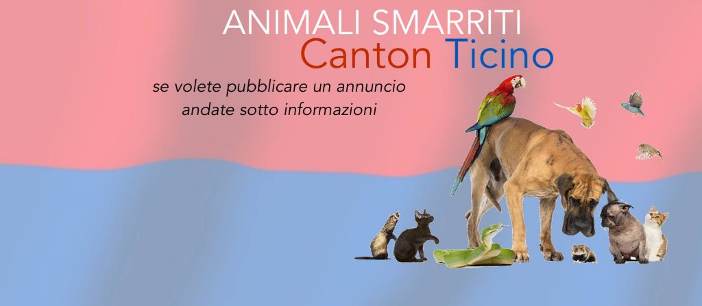 Animali smarriti - Canton Ticino