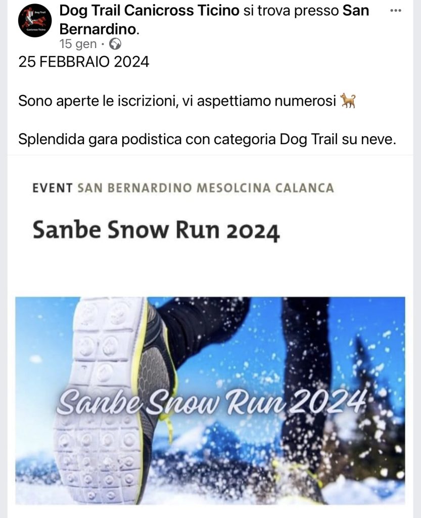 Dog trail canicross Sanbe 2024