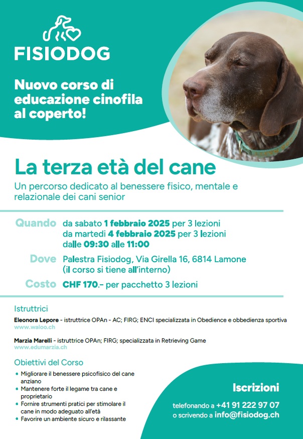 LA TERZA ETA DEL CANE FISIODOG