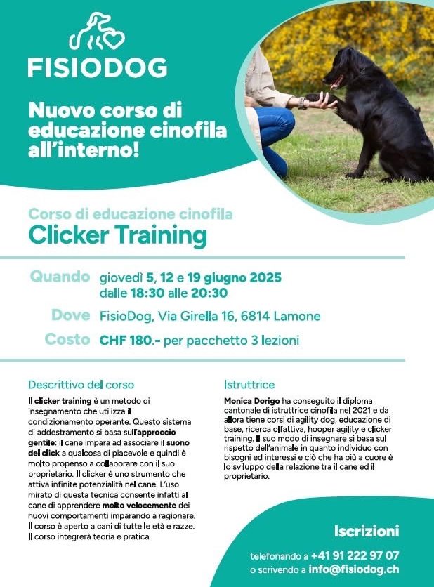 Clicker Training FisioDog