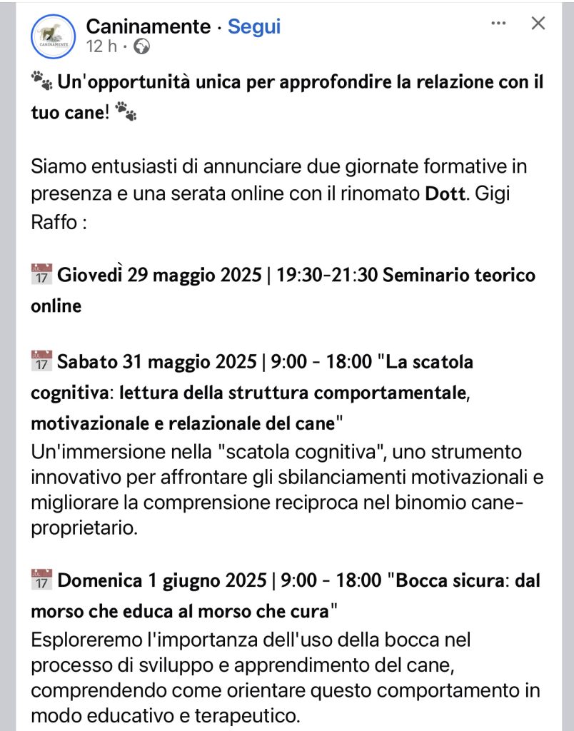 Evento Caninamente ConFido 6impronte